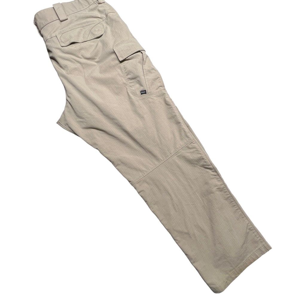 511 Tactical Pants Men's 44x32 Khaki Tan Cargo RipStop Work Leisure Relaxed